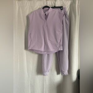 Figs Lavender Haze scrub set